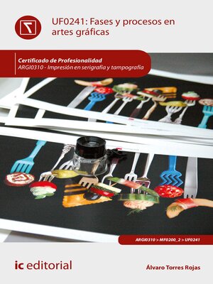 cover image of Fases y procesos en artes gráficas. ARGI0310